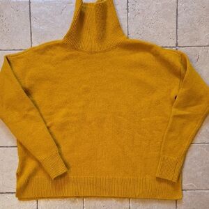 Loft Golden Yellow Turtleneck Sweater